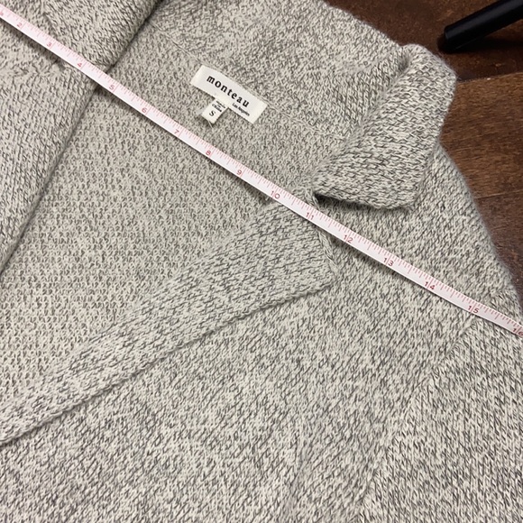 NWOT Grey Open Front Cardigan - Picture 7 of 9